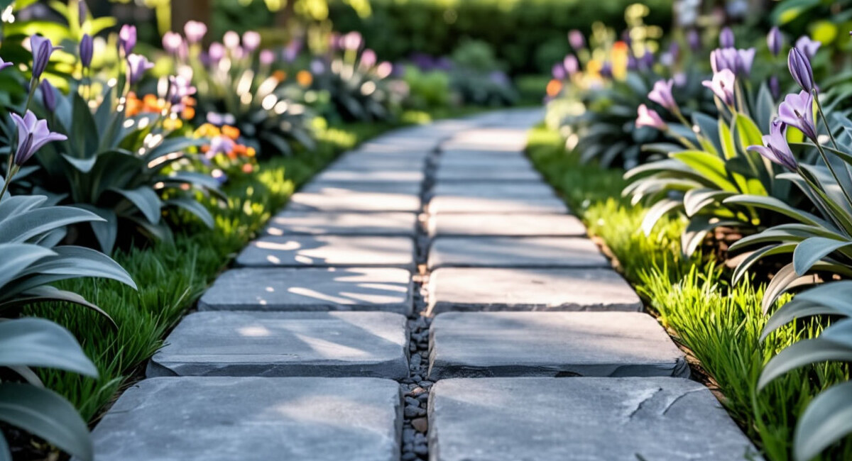 Асфальт и брусчатка — больше не эталон: сейчас все делают дорожки из этого — своими руками, дешево, не раскисает
