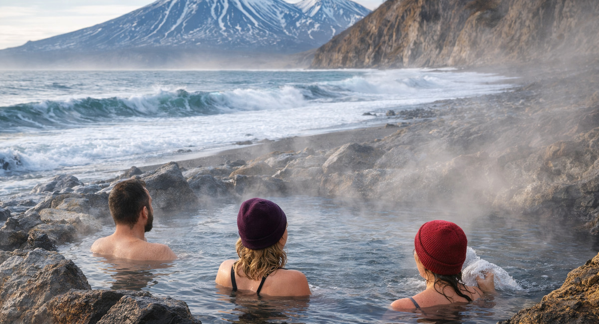 Забудьте про Таиланд и Вьетнам: уникальный курорт в России с горячими источниками и пальмами