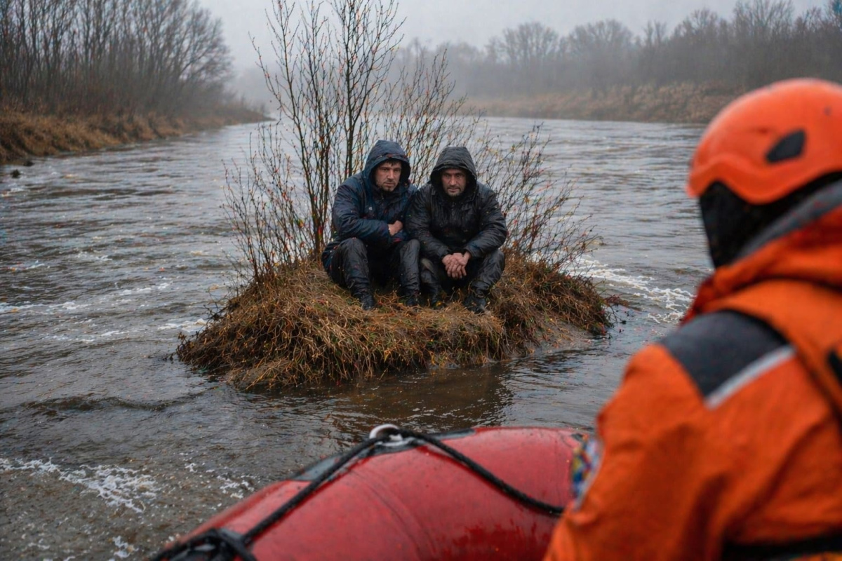 Двое свердловчан провели 9 часов на острове без еды и воды после переворота лодки на Пышме | Спасение рыбаков на Пышме: 9 часов на острове без еды и воды